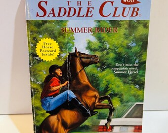 The Saddle Club Book #68 Summer Rider (1997) Paperback Ex-Library