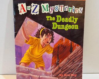 A to Z Mysteries Paperback by Ron Roy #4 The Deadly Dungeon (1999)
