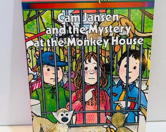 Cam Jensen Paperback by David A. Adler #10 Mystery at the Monkey House (1988)