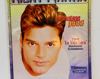Ricky Martin Book 8x10 Paperback (1999)