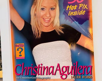 Christina Aguilera Book 8.5x11 Paperback (1999)