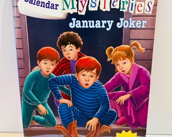 Calendar Mysteries Paperback by Ron Roy #1 January Joker