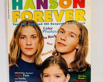 Hanson 1998 8x10 Paperback Book