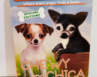 Chewy and Chica Book The Puppy Place Paperback Special Edition by Ellen Miles