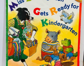 Miss Bindergarten Gets Ready for Kindergarten Book 9x11 Paperback (2001)