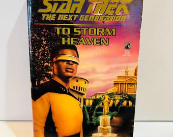 To Storm Heaven Book by Esther M. Friesner (1997 First Printing Paperback) #46 Star Trek Next Generation Book Series