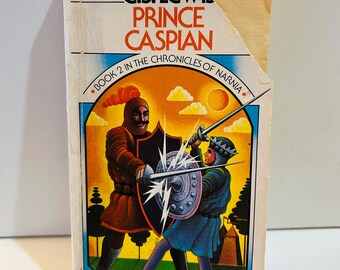 Prince Caspian Book by C.S. Lewis #2 of the Chronicles of Narnia Paperback (1970)