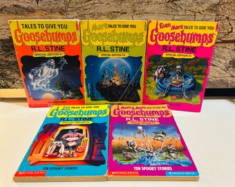 Tales to Give You Goosebumps Books #1-5 (1997) Five Paperback Books