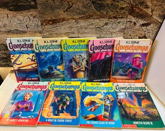 Goosebumps Books #21-29 (1995) Nine Paperback Books
