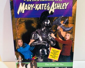 Mary Kate and Ashley Book Creepy Castle Hardcover 2000 Ex-Library Book