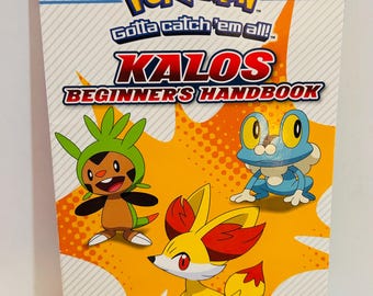 Pokemon Book Kalos Beginner's Handbook (6x9 Paperback) Without Poster