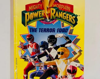 Power Rangers Book (1994) 5x8 Paperback The Terror Toad