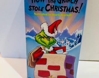 How the Grinch Stole Christmas VHS Dr. Seuss (1994)