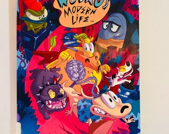 Rocko's Modern Life Book 6.5x10 Paperback, Ex-Library