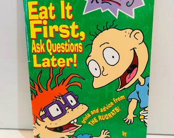 Rugrats Book 5.5x7 Paperback, (1999) Nickelodeon, Trivia Book