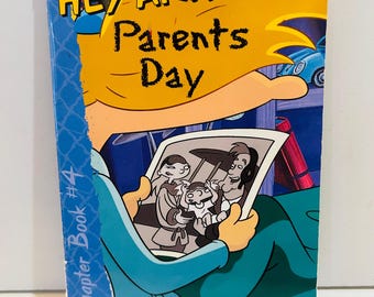 Hey Arnold 5.5x7 Paperback, (2001) Nickelodeon, Parents Day