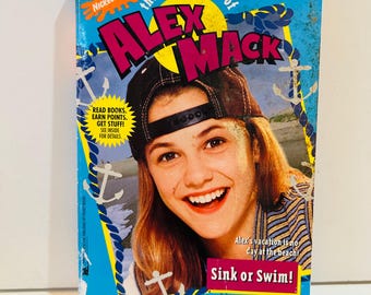 The Secret World of Alex Mack Sink or Swim Paperback Book #29 (1998)