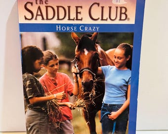 The Saddle Club Book #96 Horse Crazy (1996) Paperback