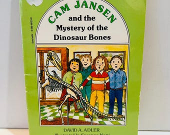 Cam Jensen Paperback by David A. Adler #3 Mystery of the Dinosaur Bones (1992)