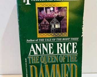 The Queen of the Damned Book by Anne Rice (1989 Paperback)