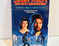 A Rock and a Hard Place Book by Peter David (1990 First Printing Paperback) #46 Star Trek Next Generation Book Series