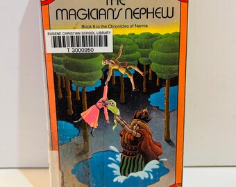 The Magician's Nephew Book by C.S. Lewis #6 of the Chronicles of Narnia Paperback (1970) Ex-Library