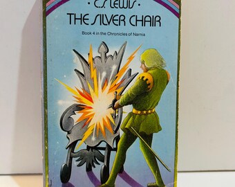 The Silver Chair Book by C.S. Lewis #4 of the Chronicles of Narnia Paperback (1976)