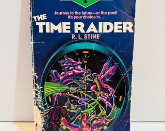 The Time Raider Book by R.L. Stine (1982 Paperback) Ex-Library