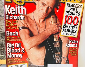 Keith Richards Rolling Stone Magazine 2002