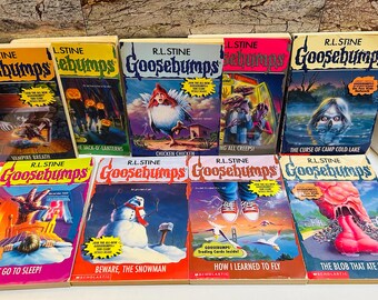 Goosebumps Books #48-56 (1997) Nine Paperback Books