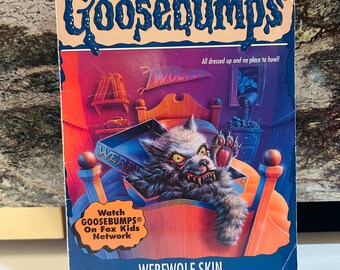 Werewolf Skin Book #60 Goosebumps 1997 First Edition Paperback by RL Stine