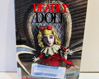 The Deadly Doll Book Paperback by Janine Burke, After Dark Series, Ex-Library