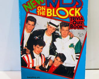 New Kids on the Block Trivia Book (1990 Paperback) by Michael Teitelbaum