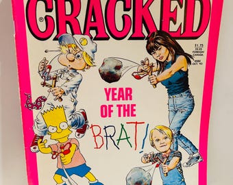 Cracked Magazine 1993 No. 284 Simpsons