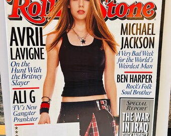 Avril Lavigne 2003 Rolling Stone Magazine