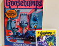 Monster Blood IV Reprint Goosebumps Book #62 with RARE 1995 Curly Goosebumps Sticker