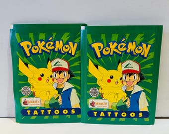 Pokemon Tattoos (Two Sealed Packs) 1999