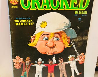 Cracked Magazine 1976 No. 132 Baretta