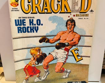 Cracked Magazine 1977 No. 143 Rocky