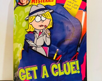 Lizzie McGuire Paperback Book (2004) #1 Get a Clue (Mysteries)