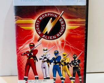 Power Rangers DVD Mighty Morphin Alien Rangers, Ex-Library