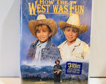 Mary Kate and Ashley VHS How the West was Fun (1996) Clamshell VHS SEALED