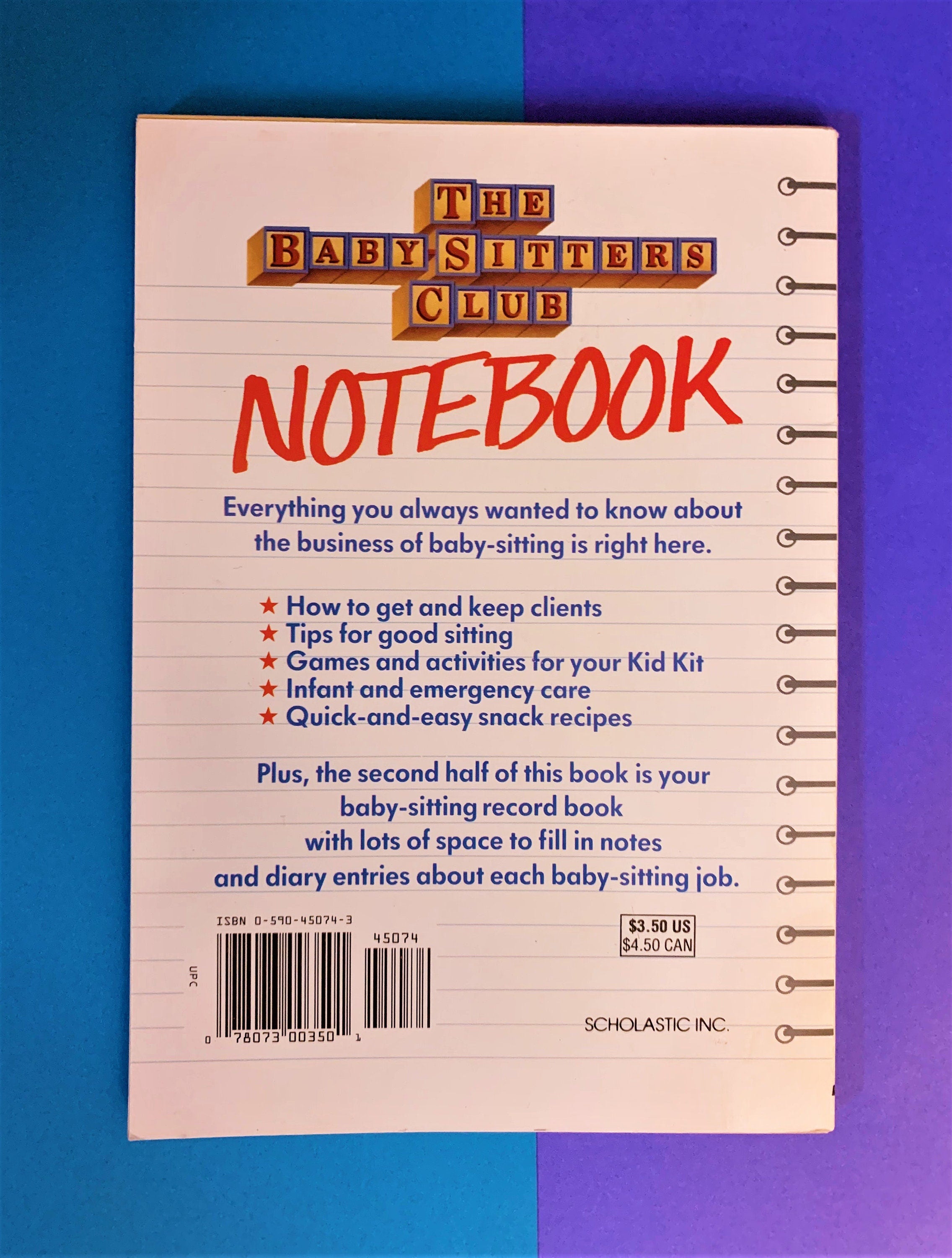Babysitters Club Notebook