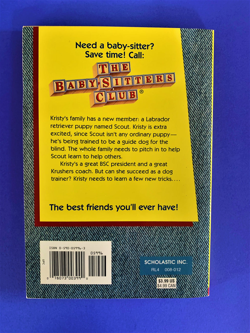 Kristy Thomas, Dog Trainer (Book #118) Babysitter's Club Book