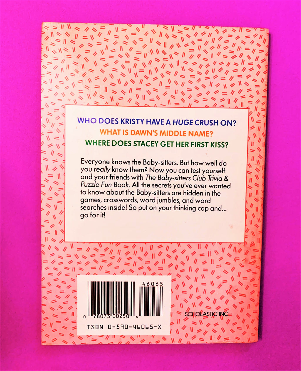 Trivia & Puzzle Book - Babysitter's Club!