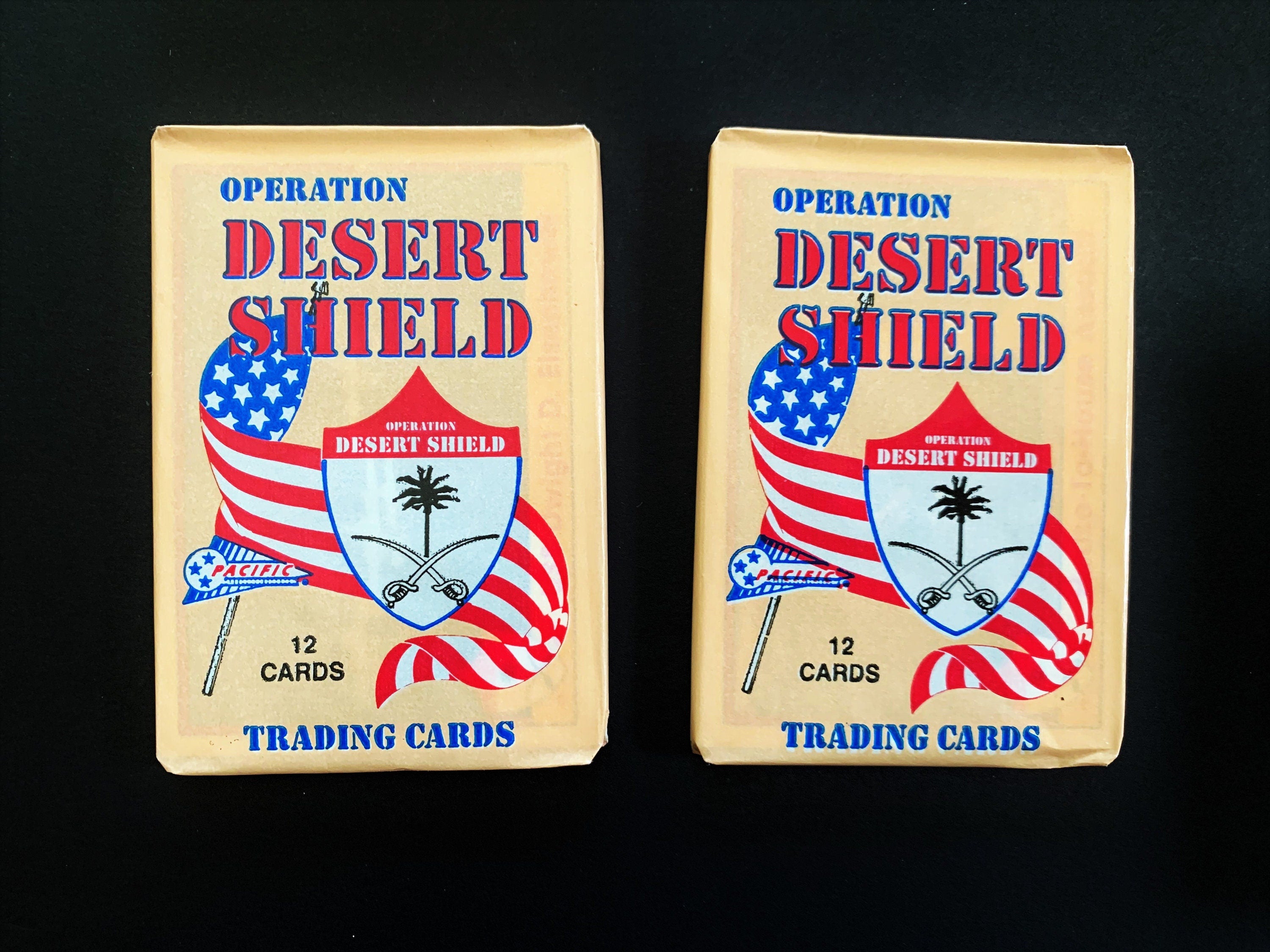Desert Shield 1991 Trading Card Pack (1 Pack of 12 Cards)