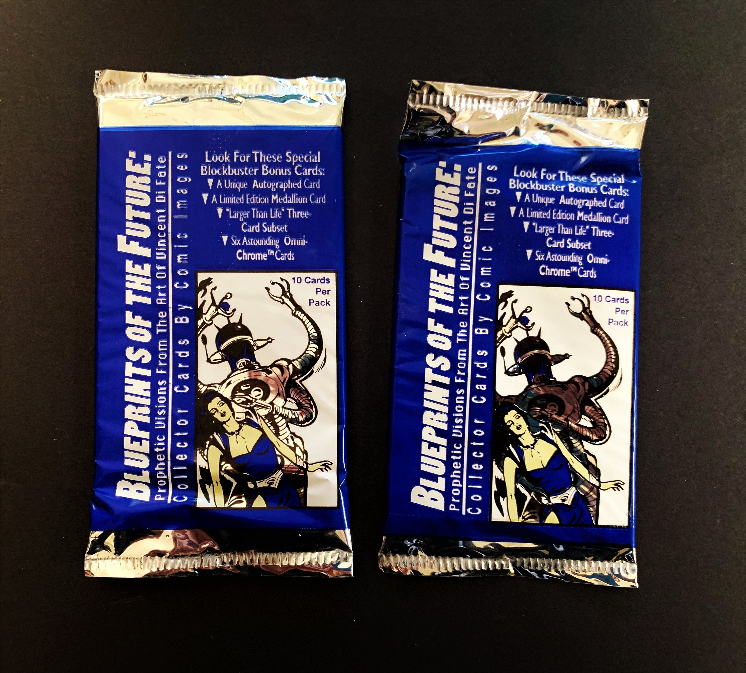 Blueprints of the Future Trading Card Pack (1 Pack of 10 Cards)