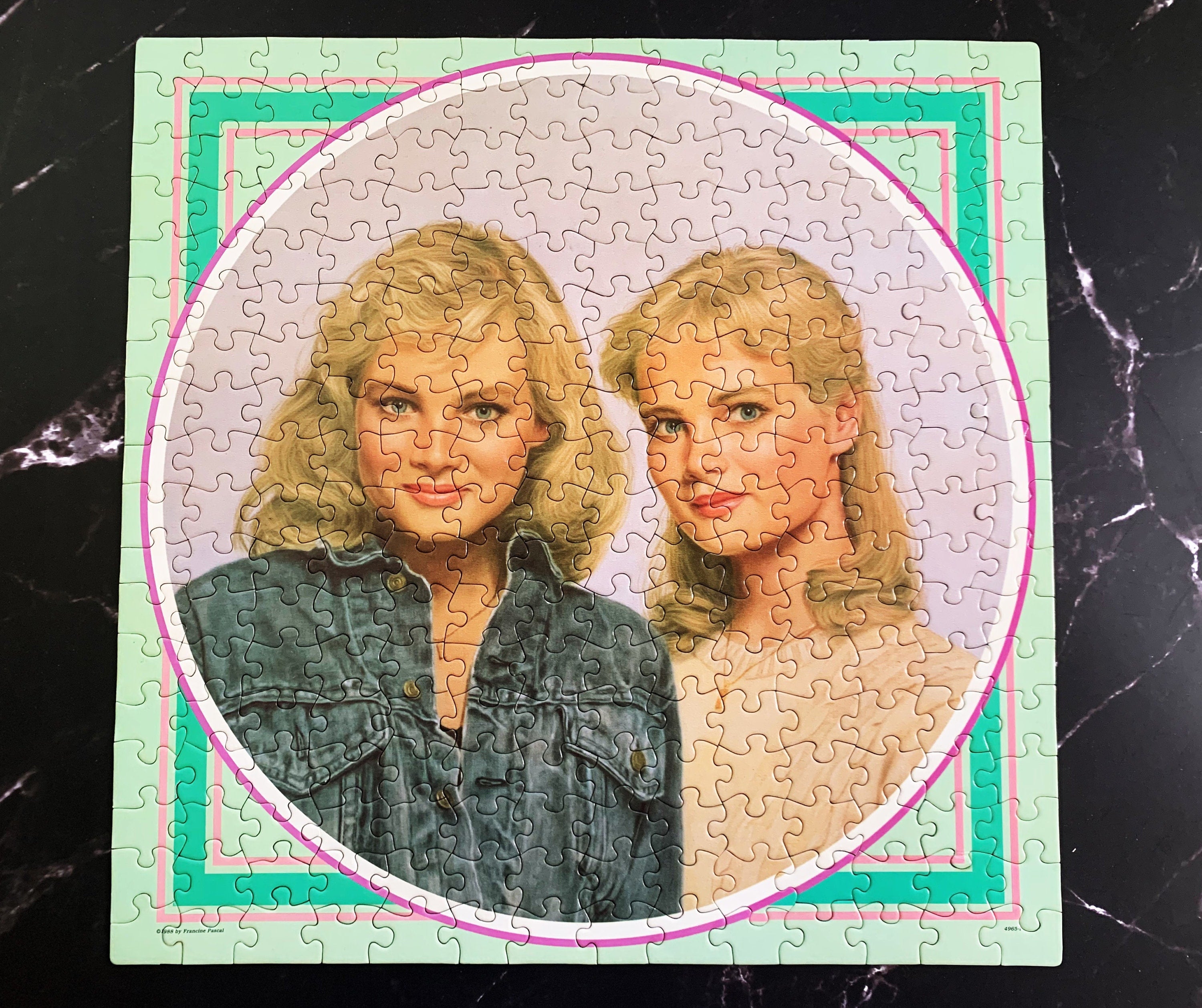 Collectible Puzzle - Sweet Valley Twins (Cover of Double Love)