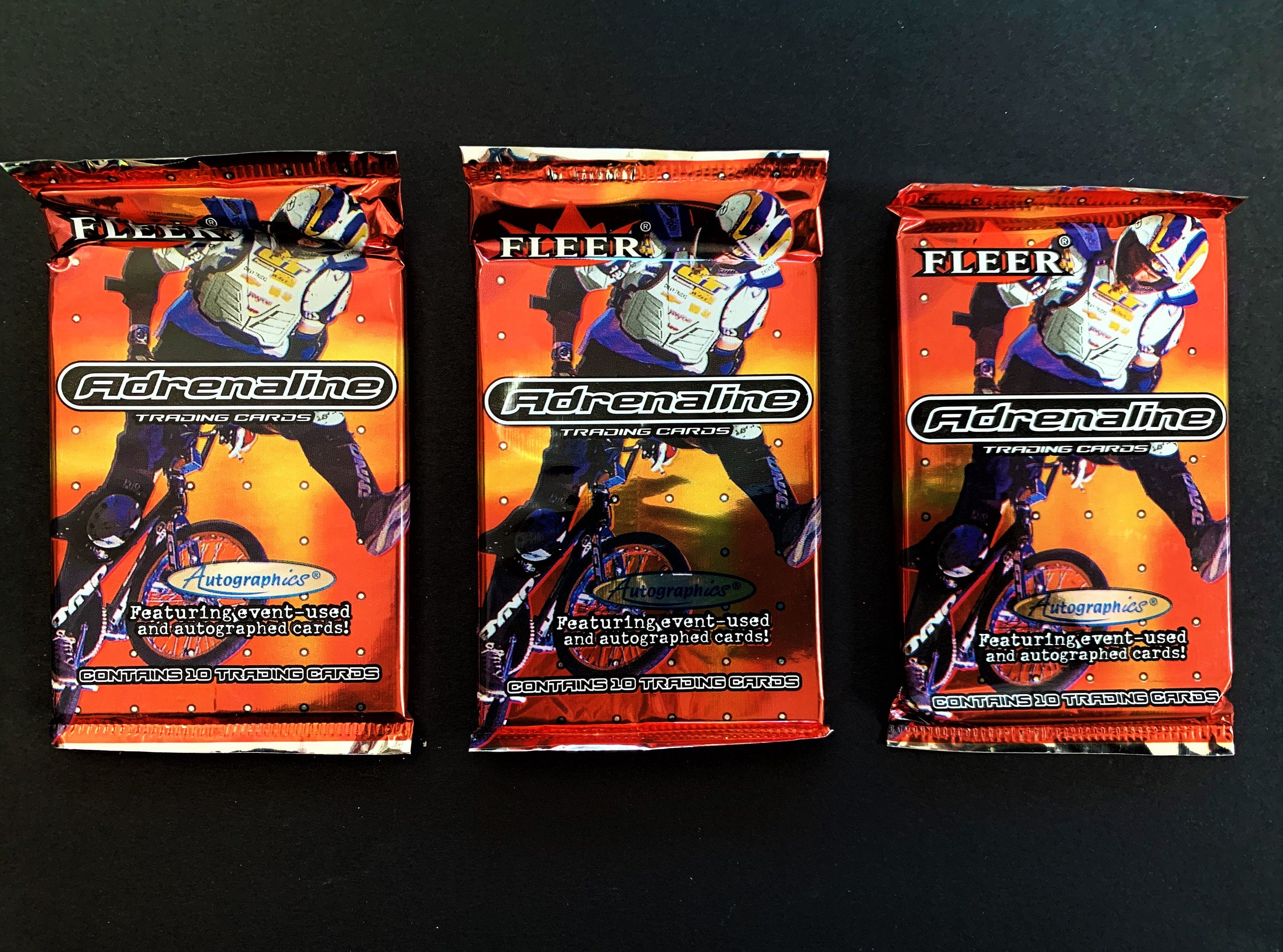 Adrenaline Trading Card Pack (1 Pack of 10 Cards)