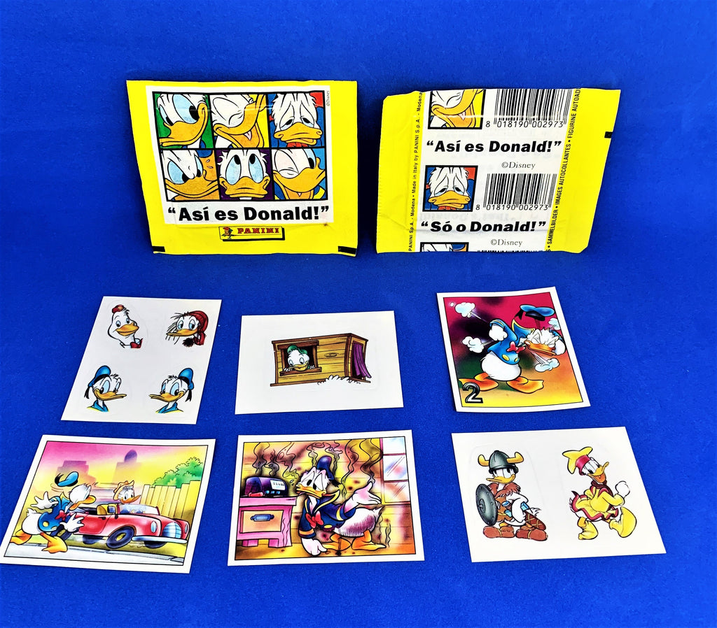 One Vintage Pack Donald Duck (6 Stickers inside)